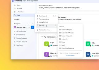 New recents tab in navigation