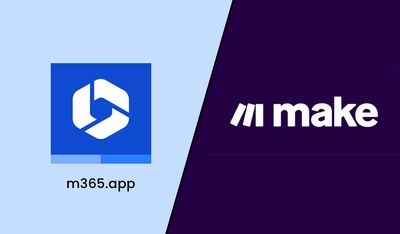 Microsoft 365 integration for monday.com vs Make (2026)