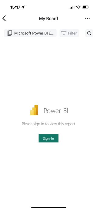 Sign-in prompt on mobile