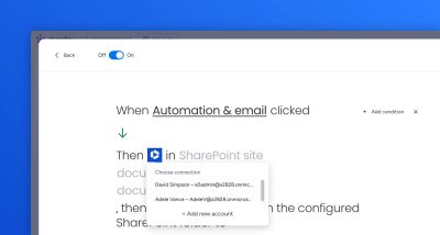 Sign in with Microsoft 365 account prompt