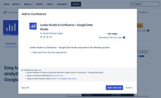 Start free trial button in popup