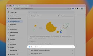 Chrome cookies settings