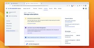 Billing manage screen