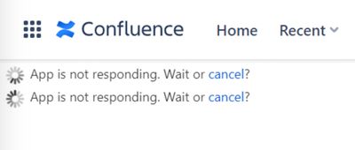App is not responding error message