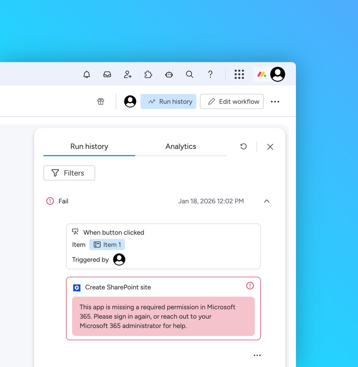 This app is missing a required permission in Microsoft 365 | Microsoft ...