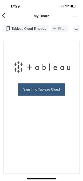 Sign-in prompt on mobile