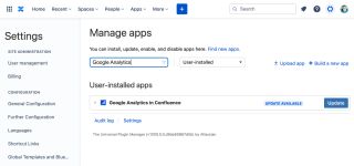 Update button next to app with UPDATE AVAILABLE status