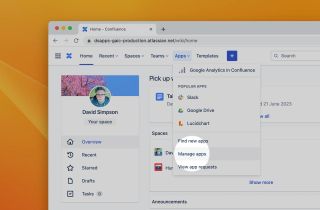 Manage apps menu item