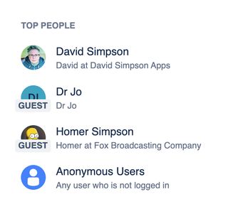 Guest user avatar with GUEST status label