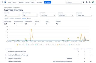 Search Report showing top search terms