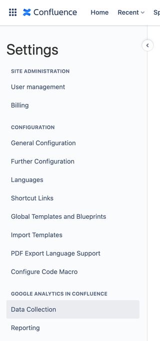 Data Collection selection