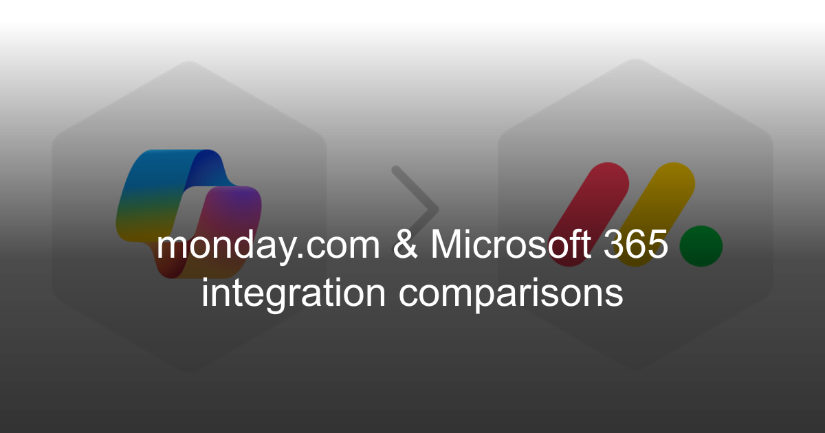 monday.com & Microsoft 365 integration comparisons | David Simpson Apps