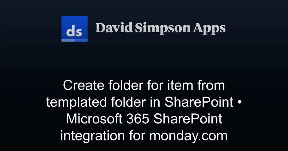 Create folder for item from templated folder in SharePoint | Microsoft ...