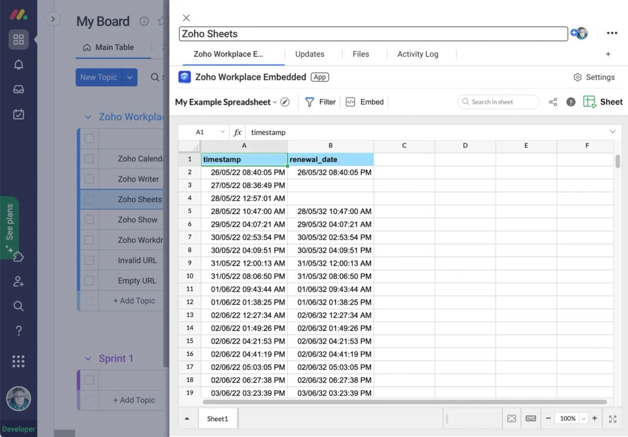 Zoho Workplace Embedded | David Simpson Apps
