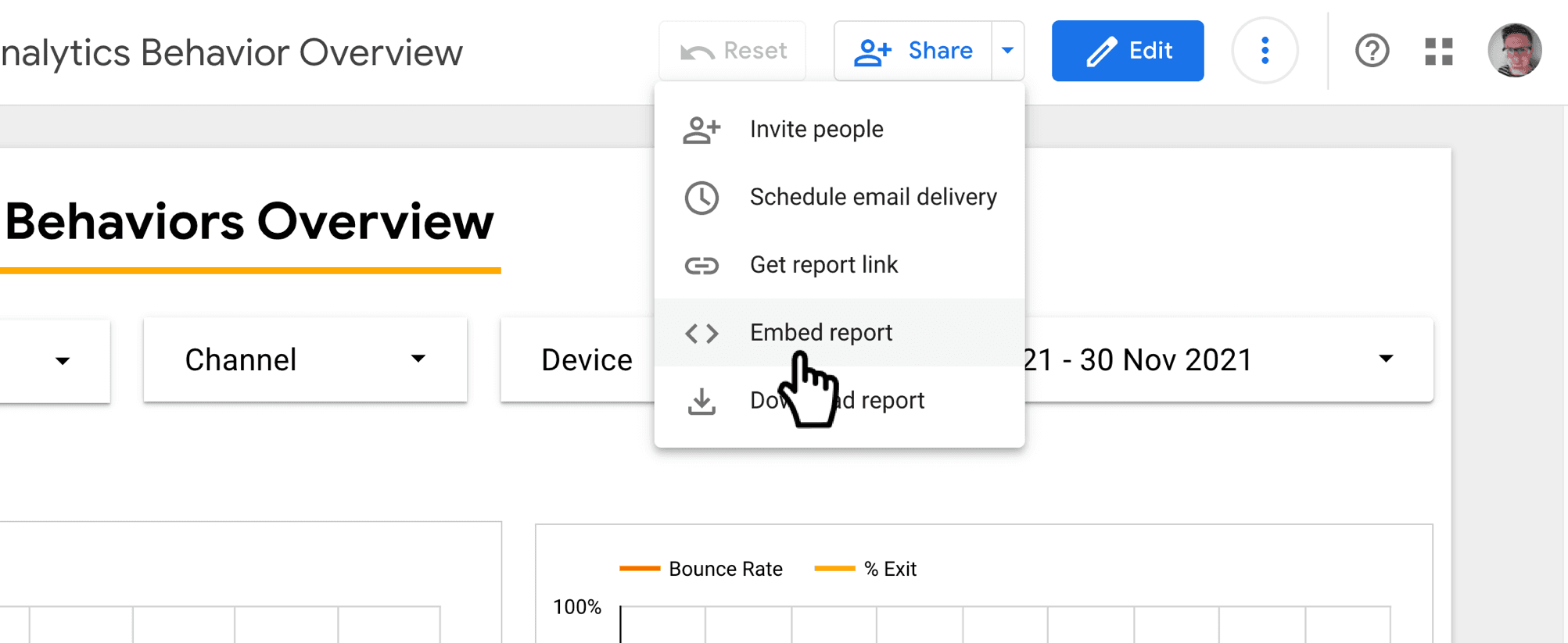 Embed Google Analytics report in Atlassian Confluence