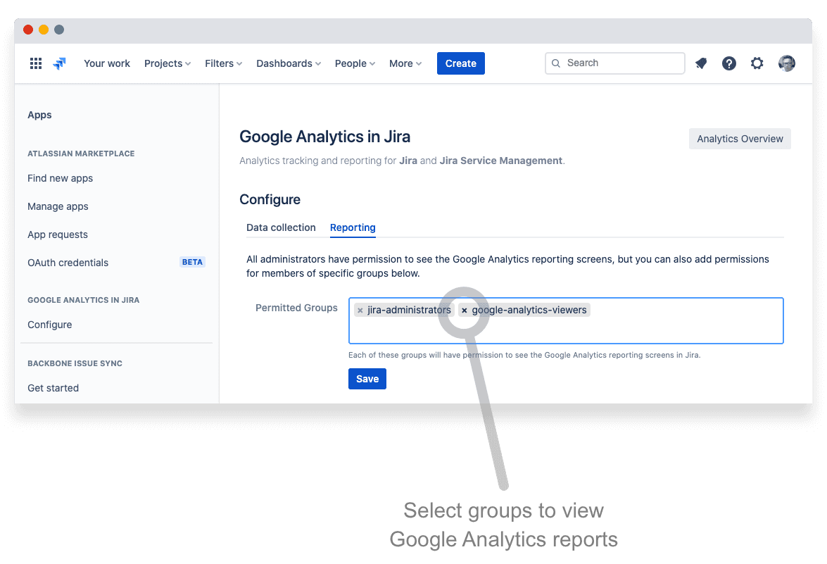 New configuration features screenshot